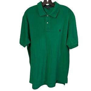 POLO Ralph Lauren Men’s Golf Polo Shirt Sz Large Green Preppy